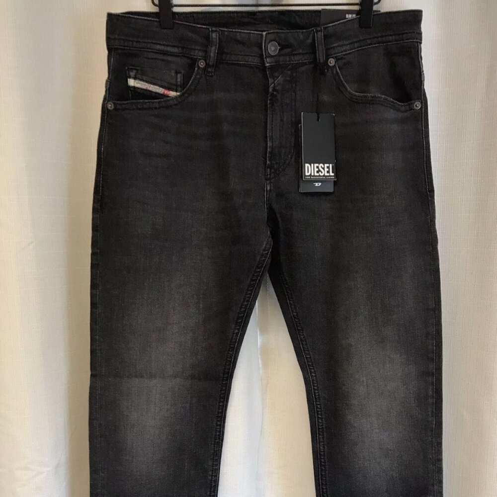 Diesel Thommer Slim Mens Denim in Dark Wash